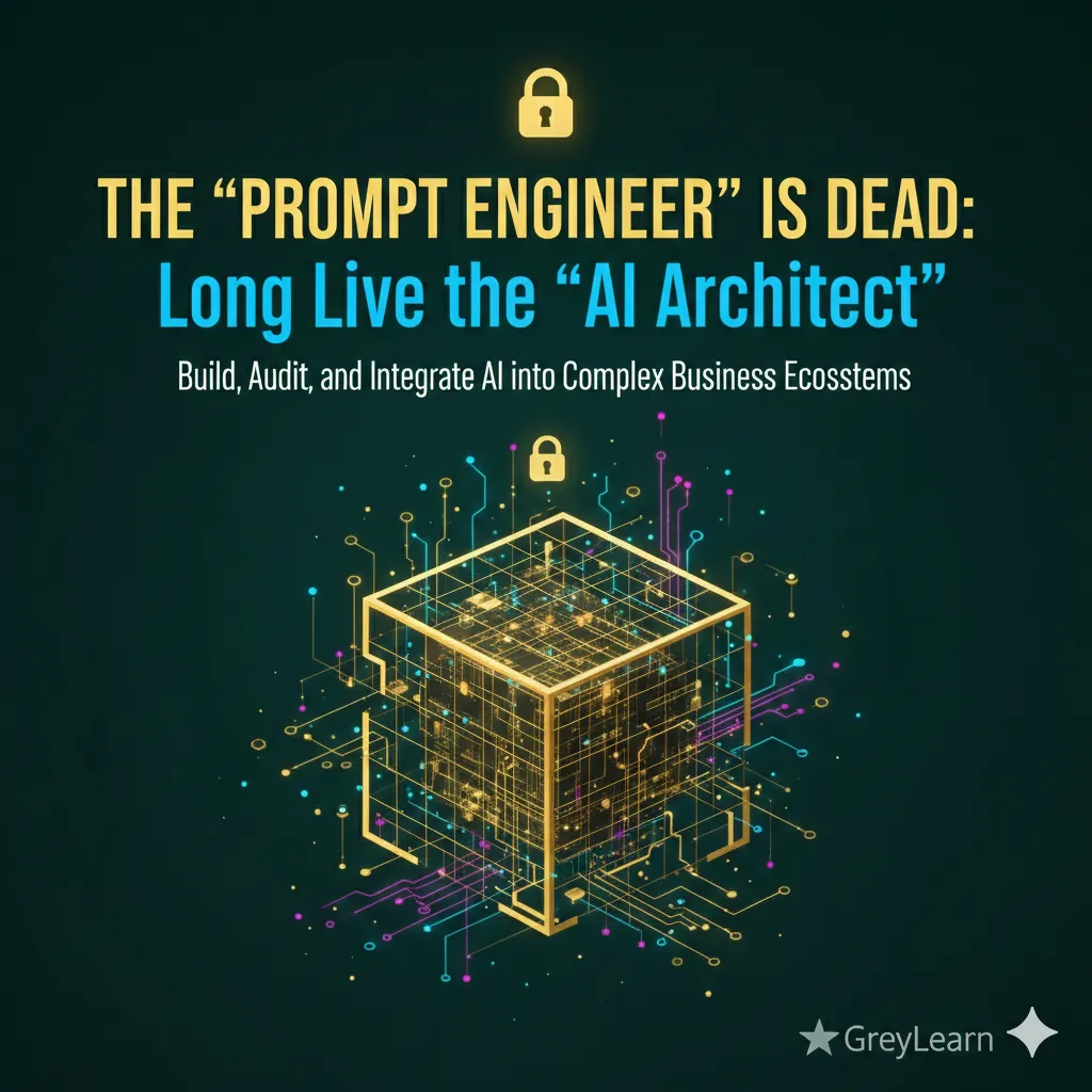 The "Prompt Engineer" is Dead: Long Live the "AI Architect"