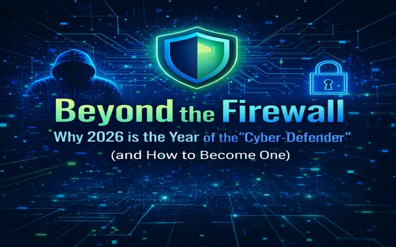 Beyond the Firewall: Why 2026 is the Year of the "Cyber-Defender" (and How to Become One)