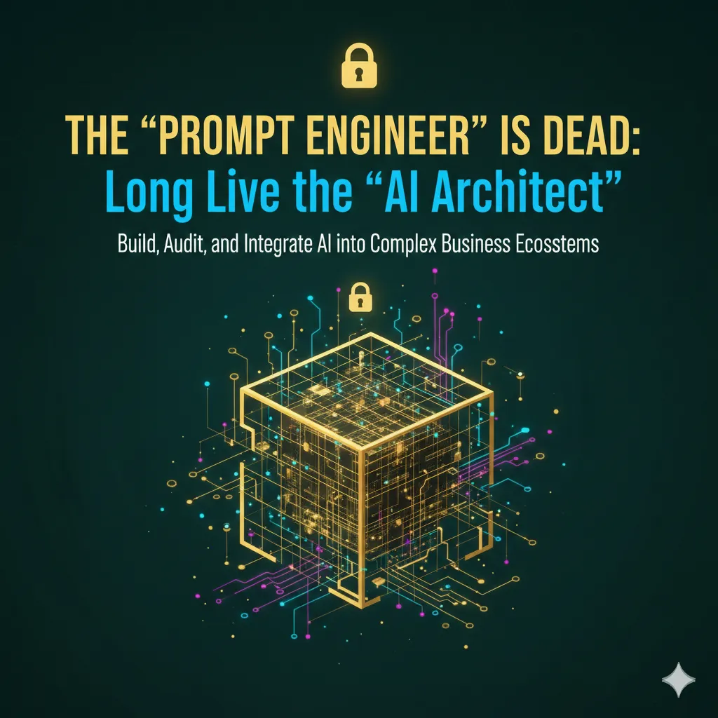 The "Prompt Engineer" is Dead: Long Live the "AI Architect"
